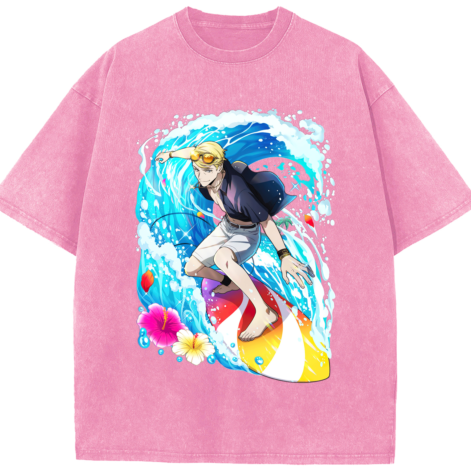 文豪ストレイドッグス Bungo Stray Dogs 綿100% ヴィンテージ風 半袖Tシャツ（フロントプリント）